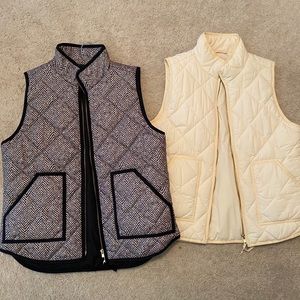 J Crew Puffer Vests (M)